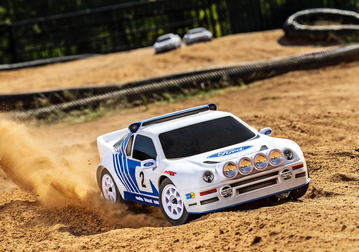Traxxas トラクサス Mini Rally VXL Ford RS200 white 108046-1