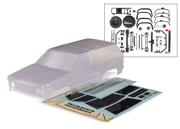 Traxxas トラクサス TRX4用 未塗装ボディー Nissan Pathfinder 11011 Clear