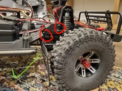 Traxxas トラクサス 1/10 TRX4 ディフェンダー マッドフラップ