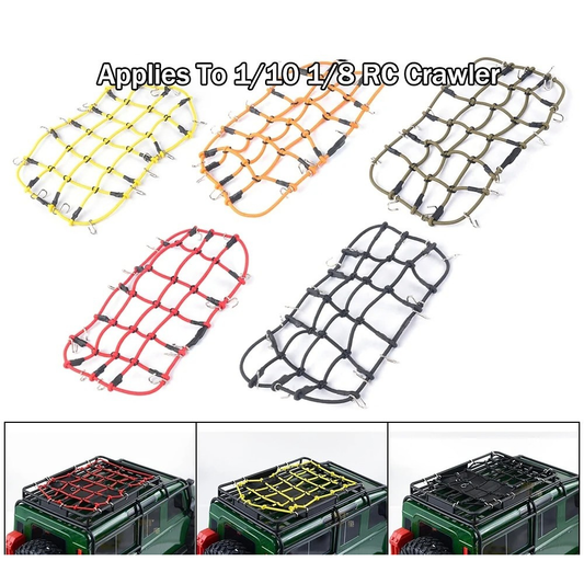 1/10 スケールパーツ ルーフネット  RCアクセサリー TRX4