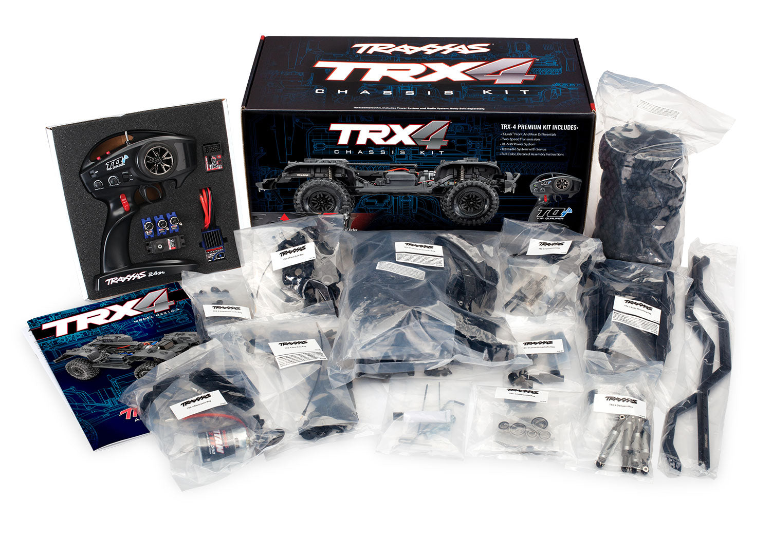 Traxxas トラクサス 1/10 TRX4 シャーシキット クリップレス 82216-4