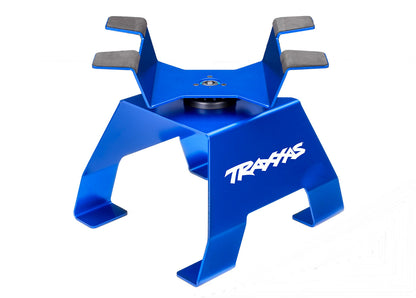 Traxxas トラクサス RC ラージ アルミニウムスタンド 8797-BLUE