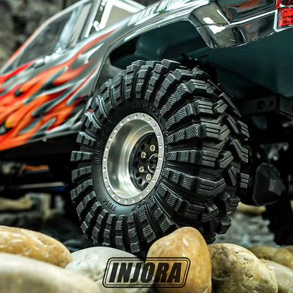 1/10 ロッククローラー RC 4本 タイヤ 1.9インチ 118mm 42mm INJORA