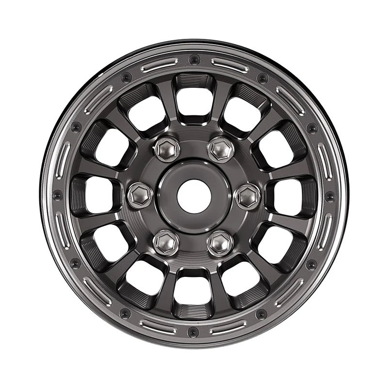 INJORA 1.0インチ アルミビードロックホイール 0mmオフセット 1/18 1/24 RCクローラー用 W1056