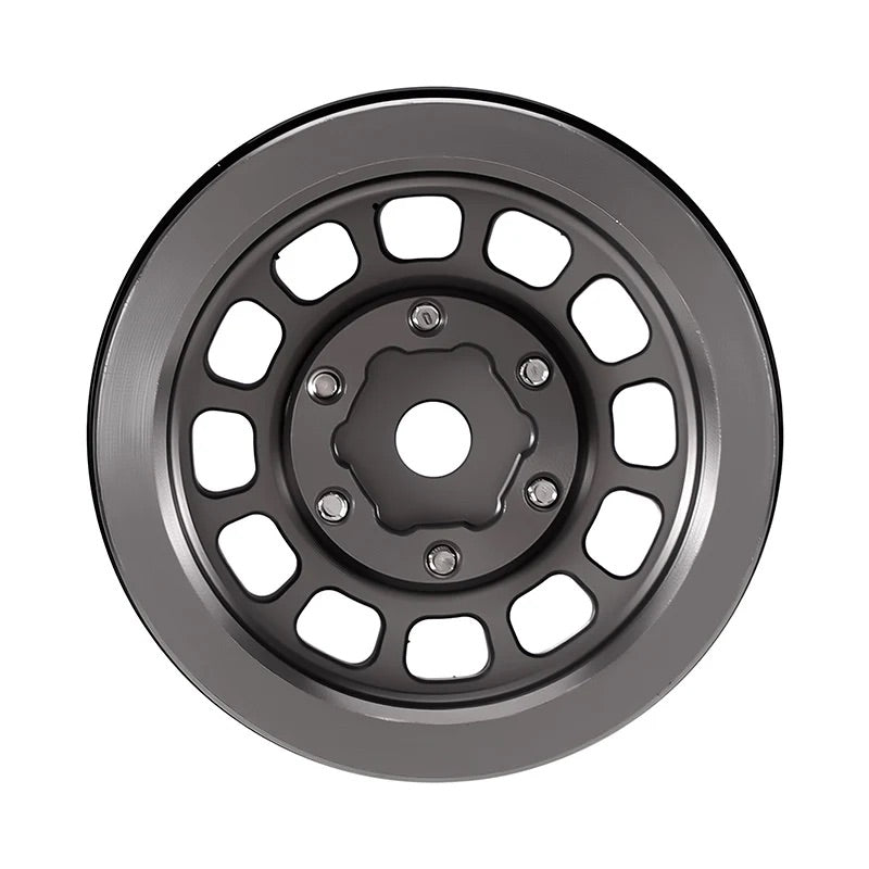 INJORA 1.0インチ アルミビードロックホイール 0mmオフセット 1/18 1/24 RCクローラー用 W1056