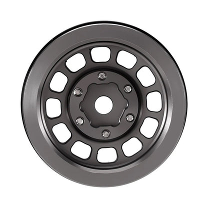 INJORA 1.0インチ アルミビードロックホイール 0mmオフセット 1/18 1/24 RCクローラー用 W1056