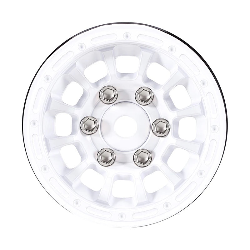 INJORA 1.0インチ アルミビードロックホイール 0mmオフセット 1/18 1/24 RCクローラー用 W1056