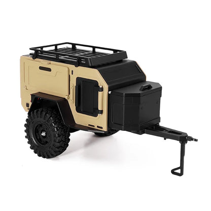 INJORA 1/18 1/24 TRX4M SCX24  オフロード キャンピングトレーラー DG-TC10YE