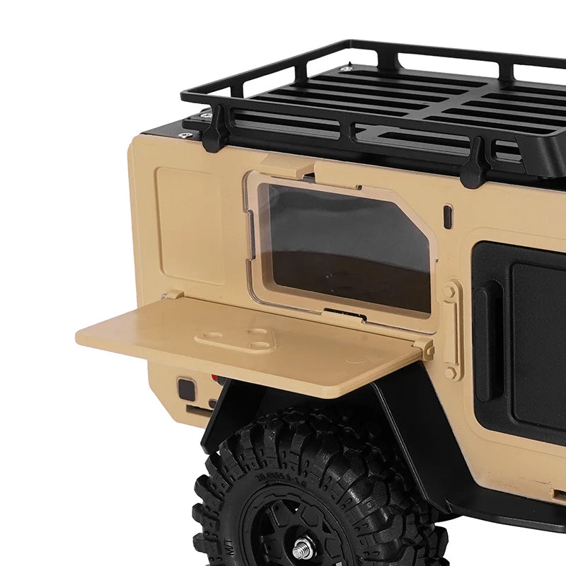 INJORA 1/18 1/24 TRX4M SCX24  オフロード キャンピングトレーラー DG-TC10YE