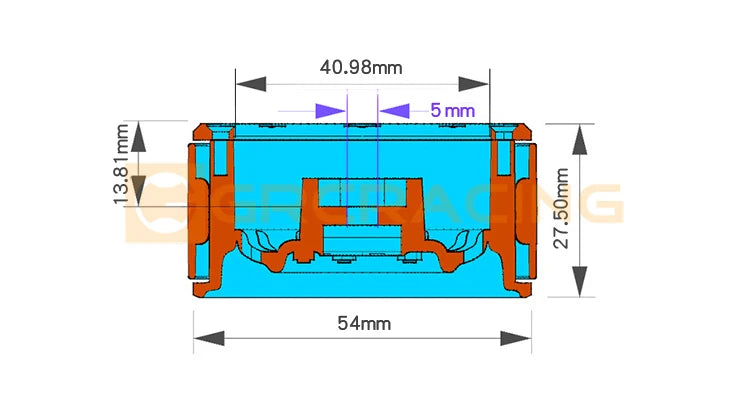 1/10 ロッククローラー RC キャメルトロフィー 1.9 ビードロックホイール