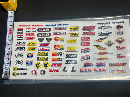 Traxxasトラクサス スポンサー ロゴデカール ステッカー 2514