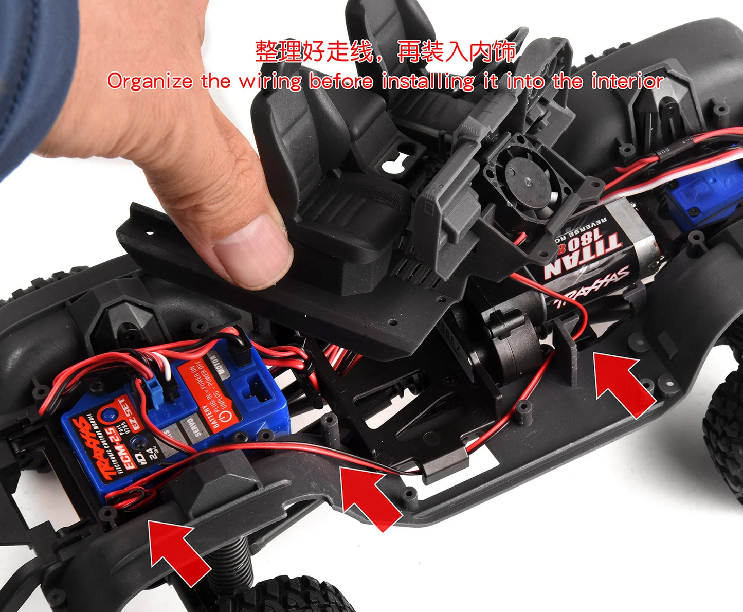 Traxxas TRX-4M 1/18 RCクローラー 内装キット ディフェンダー用