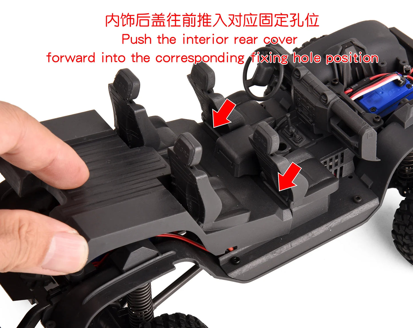 Traxxas TRX-4M 1/18 RCクローラー 内装キット ディフェンダー用