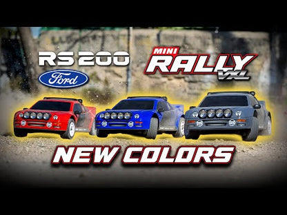 Traxxas トラクサス Mini Rally VXL Ford RS200 white 108046-1